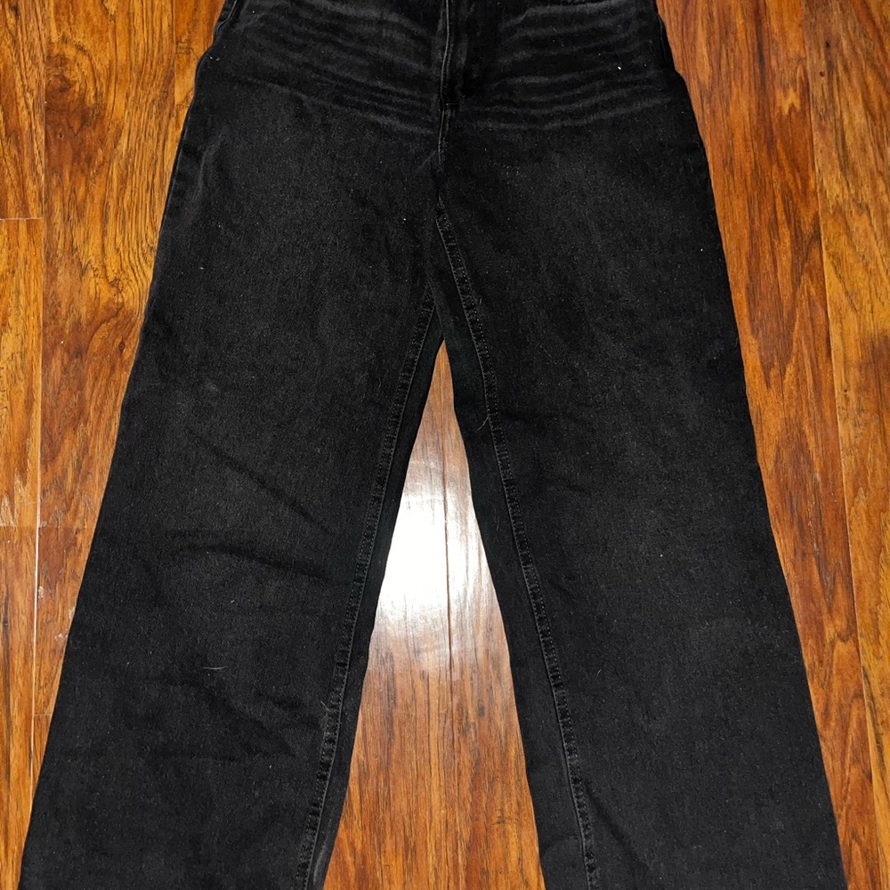 Rewash Super High Rise Black Pants